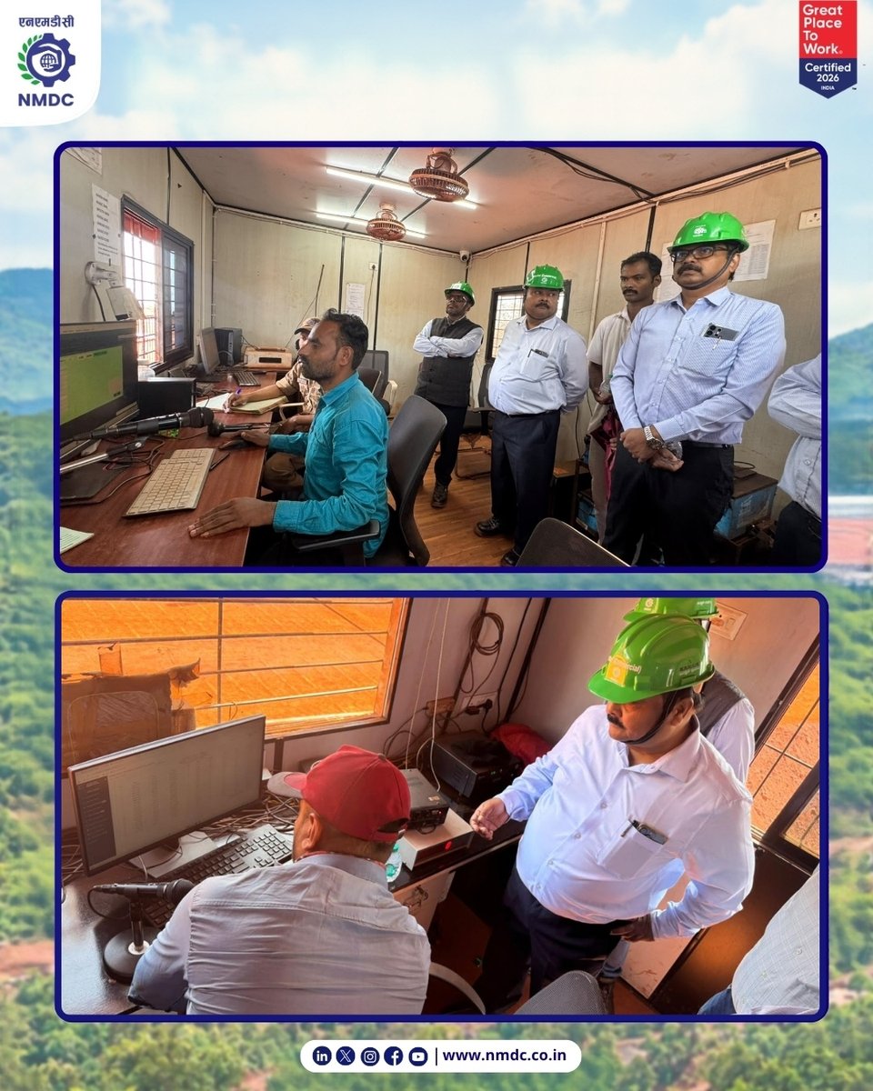 nmdclimited's tweet photo. Shri Vivek Nishant Nath, Director (Commercial) Visits Donimalai

In his maiden visit to Donimalai, Shri Vivek Nishant Nath, Director (Commercial) visited various development and expansion projects.

Shri Vivek also interacted with the officials to understand and review various operational and expansion aspects of the mining complex. 

Officials gave him a rousing welcome. 
#NMDC  #MiningIndia #IronOre #MiningIndustry #IndianMining #Leadership #DirectorCommercial #DonimalaiComplex 

 @mygovindia @SteelMinIndia @hd_kumaraswamy @ChhattisgarhCMO @ShriAmitavaMukherjee @VinayKumar_dt @joydeepdasgupta
@ShriKrishnaKumarThakur @ShriAnuragKapil  @vnnath1 @BjpVarma @SandeepPoundrik @mukherjee2440