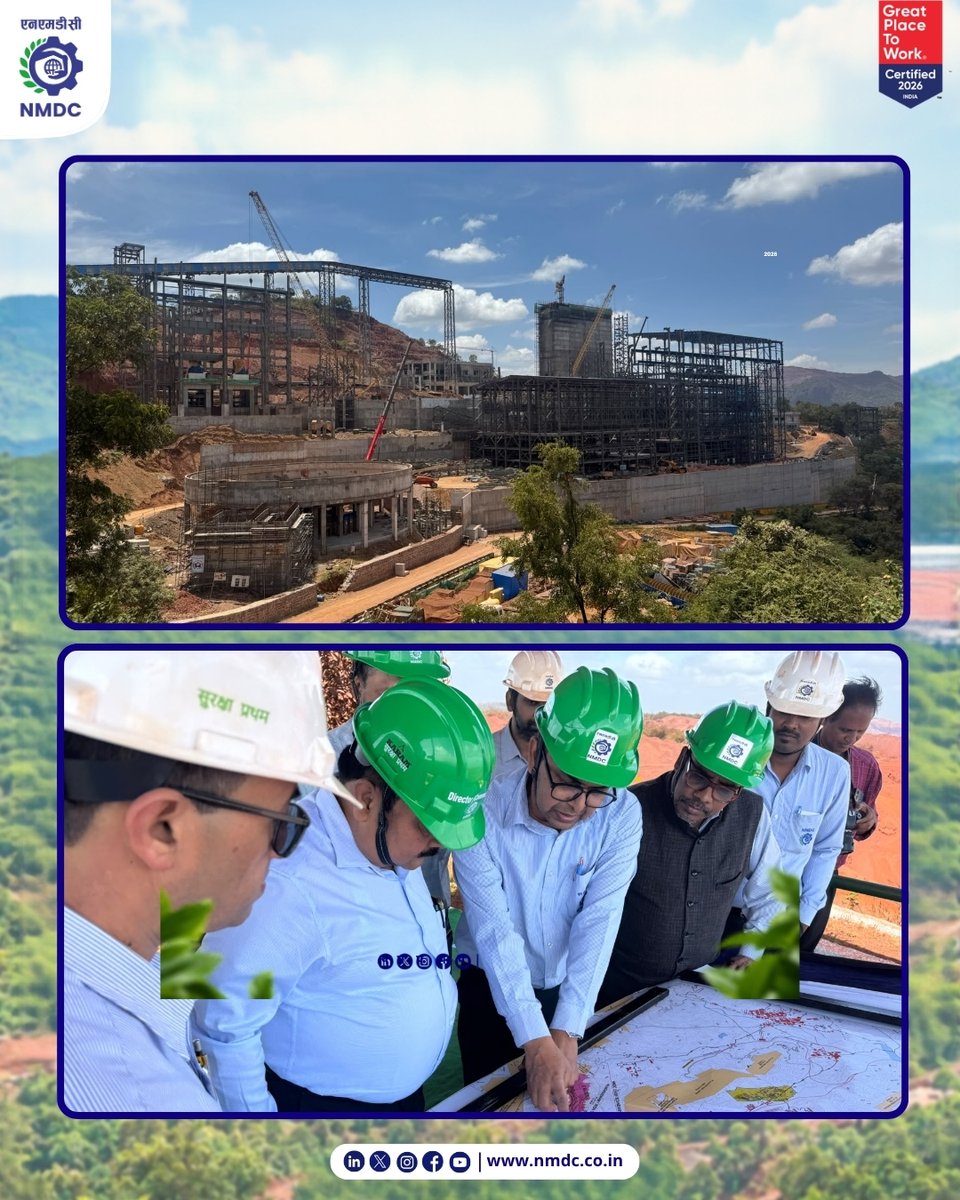 nmdclimited's tweet photo. Shri Vivek Nishant Nath, Director (Commercial) Visits Donimalai

In his maiden visit to Donimalai, Shri Vivek Nishant Nath, Director (Commercial) visited various development and expansion projects.

Shri Vivek also interacted with the officials to understand and review various operational and expansion aspects of the mining complex. 

Officials gave him a rousing welcome. 
#NMDC  #MiningIndia #IronOre #MiningIndustry #IndianMining #Leadership #DirectorCommercial #DonimalaiComplex 

 @mygovindia @SteelMinIndia @hd_kumaraswamy @ChhattisgarhCMO @ShriAmitavaMukherjee @VinayKumar_dt @joydeepdasgupta
@ShriKrishnaKumarThakur @ShriAnuragKapil  @vnnath1 @BjpVarma @SandeepPoundrik @mukherjee2440