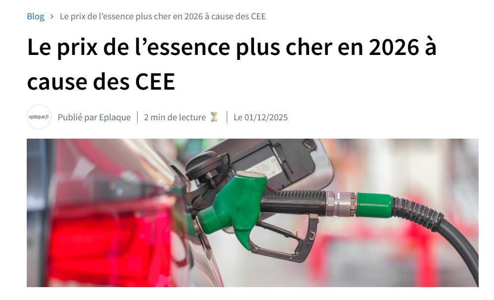 FredGaulois's tweet photo. Coucou @EmmanuelMacron 
La taxe CEE (certificat Economie Energie) qui alloudie le coût des carburants jusqu'à 14 cts avec une nouvelle hausse depuis le 1er janvier 2026, c'est aussi la faute de Poutine?
Vous nous prendriez pas pour des cons par hasard?
Pourquoi ne pas la suspendre?