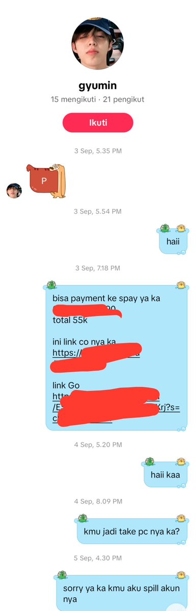 thismartin_'s tweet photo. ini akun tiktok dia untuk scam https://t.co/pKdLO8bCLz