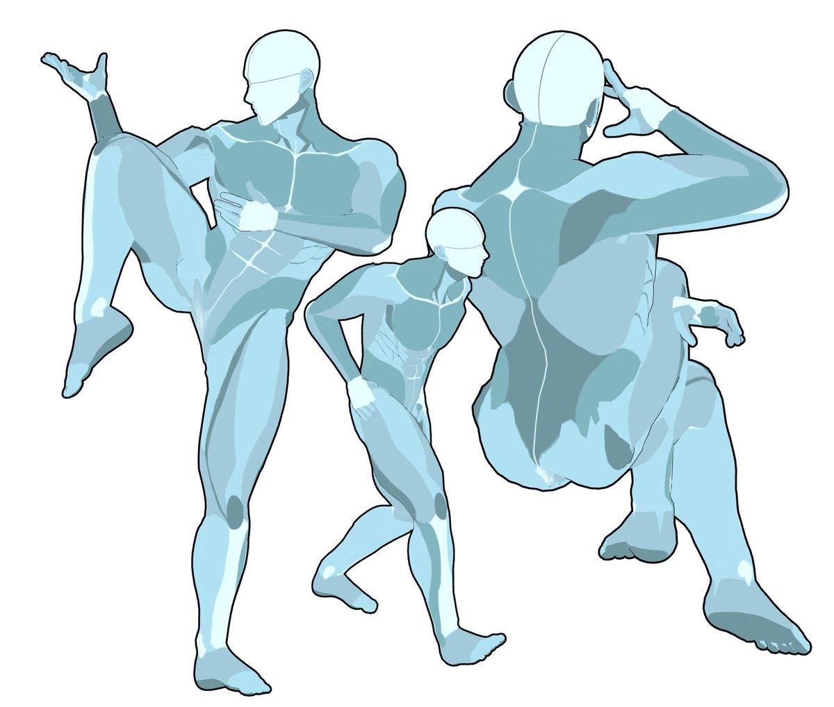 bottari_asset's tweet photo. 3D 근육질 남성 몸매 (기한 한정 20cp) by くずの/boothで一部素材販売中 

근육 부위가 잘 나뉘어져 있고 포즈 적용도 되서 좋아요! 가성비 있는 바디 찾으시는 분들께 추천드려요. https://t.co/9dj7uwdQYb