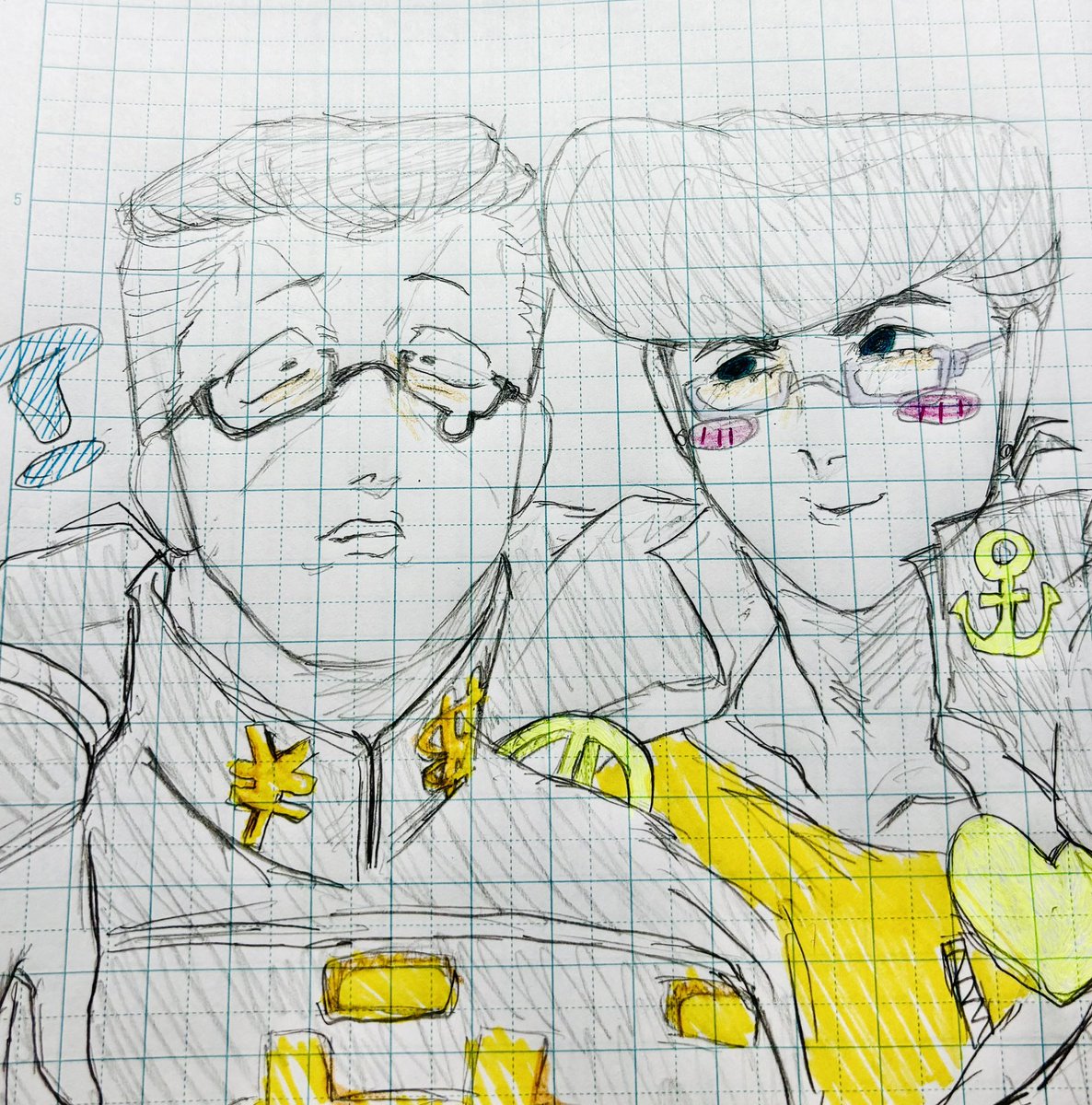 gamugee124's tweet photo. 💲💎×👓=❓
#jojo #jjba https://t.co/lSz35Rthd2
