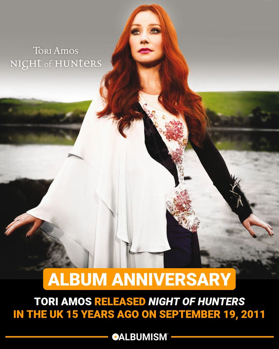 Albumism's tweet photo. Happy 15th Anniversary to Tori Amos’ twelfth studio album ‘Night of Hunters’ originally released in the UK September 19, 2011 | Listen to the album here: https://t.co/pvnMp8p5fo @toriamos https://t.co/kUHsF6pw7O