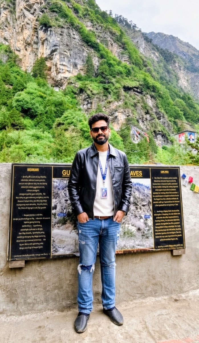 travellwithamit's tweet photo. It's #SelfPortraitSaturday guys! ๐
Location -Holy water, Tawang.
Trek- 2.5 , Tibet border.
This picture is Clicked by an Indian Army officer..Army is your guide..1 phone per family allowed which is kept by Army...
This Mountain in the background is Tibet...you can see Xi Jinping Picture & Chinese Army Check post at right corner..