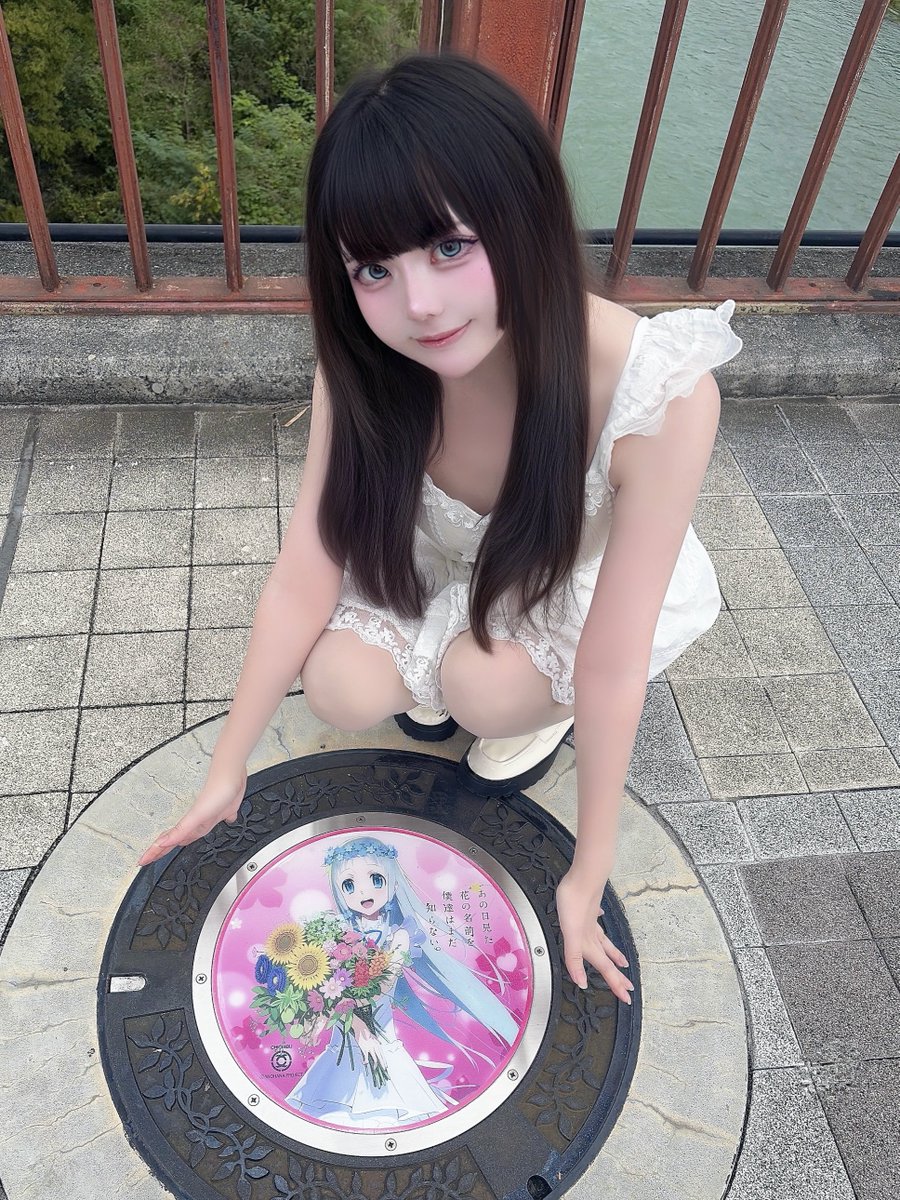 43___Karen's tweet photo. あの花の聖地巡礼してきた！💐
15周年の舞台挨拶めちゃくちゃよかった…😭💖️ https://t.co/Yz9nPZeS2E