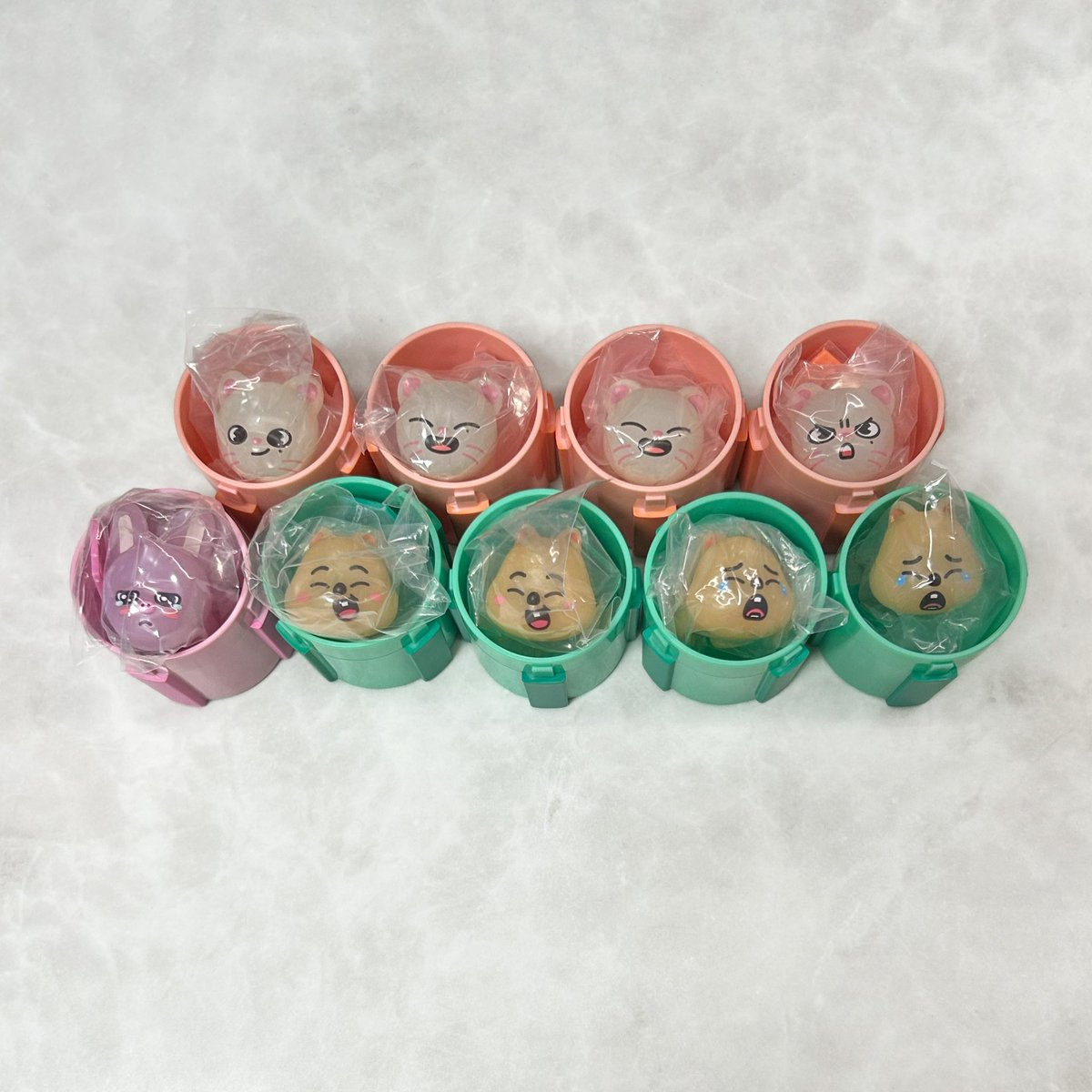 arisan_nail's tweet photo. @0 StrayKids SKZOO ぷくっとバースデークリアリング ガチャ スキズ グッズ交換 郵送交換

【譲】🦙(ヒョンジンですっ•大好き•沼)
　　🐖🐇(お腹ペコペコ)
　　🐿️(パン•なんで？どうして？)

【求】🐖🐇(ソチャンビン！•ムキムキ)
　　🐿️(健康)
　　🐥(ぴよぴよ•いいです)

※詳細リプ欄に追記 https://t.co/imnTX4u6rb