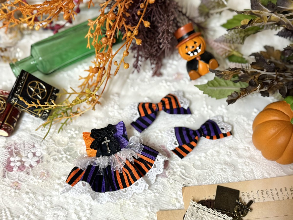 mkb_pu's tweet photo. ✎ܚ👻はろうぃなおべべ🎃受注のお知らせ🦇

サイズはぷにみお＆パズラッツサイズです☝️
フォロワーさんはもちろん、フォロー外の方からのお声掛けも大歓迎です🥳✨

DM解放しているため、直接DM orリプで受注希望の旨をお声掛けいただければと思います🧟‍♂️💕

詳細は画像をご確認くださいませ🙇‍♂️🦇 https://t.co/vKDR8OuVso