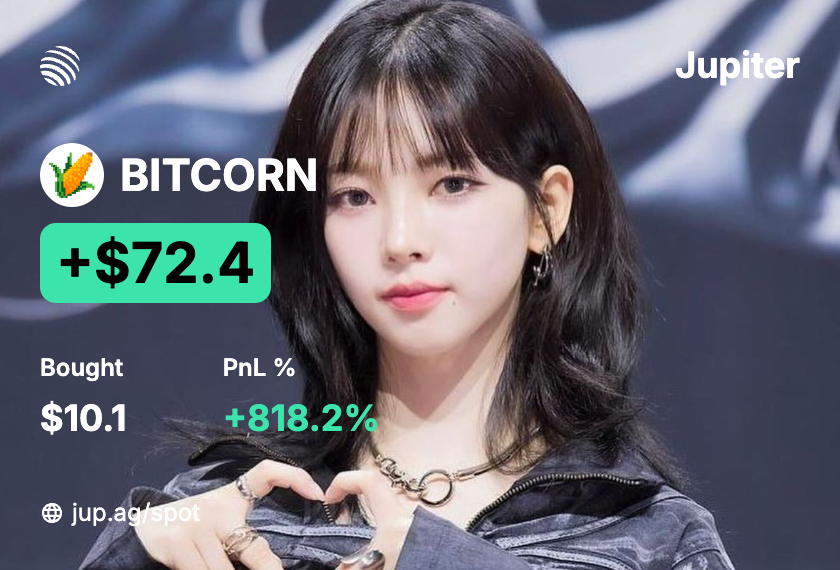mikaonsui's tweet photo. makasih $BITCORN https://t.co/krnuJPJQYG