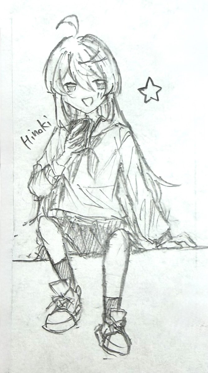 Hinok_ing's tweet photo. らくがき
苦手な部分全部線の量でどうにかする癖どうにかしたい😇 https://t.co/caIcxFQmfG