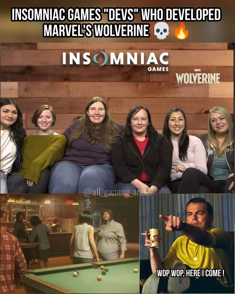 Naru_Network's tweet photo. All female Dev teams are killing gaming. #wolverine https://t.co/rtPjVySuKF