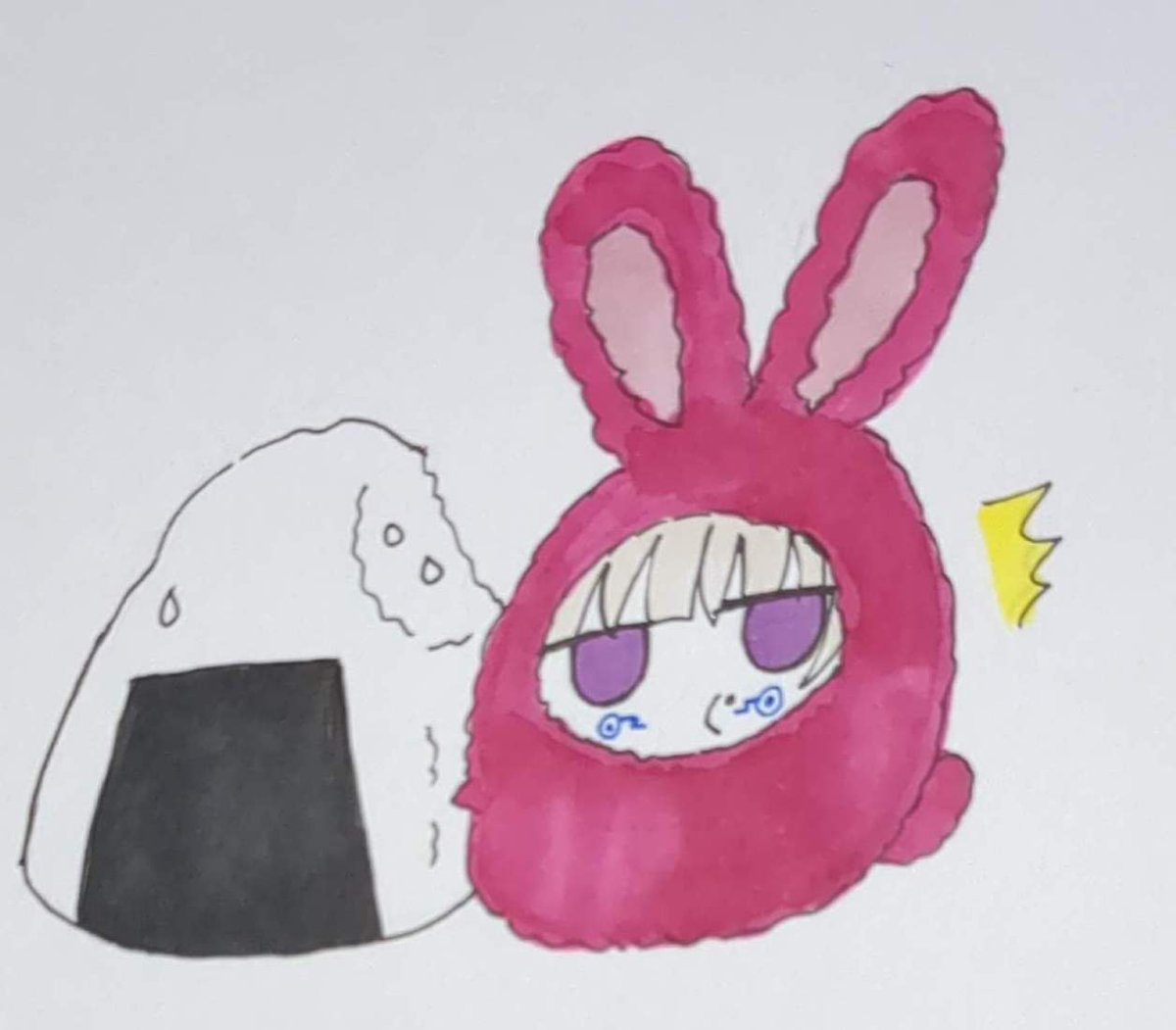 NEKO_SIKI0107's tweet photo. #とげくんドロ
#とげくんドロ見つかっちゃった
おにぎりをつまみ食いしたところを
見られちゃったウサ棘くん🍙🐇 https://t.co/4Pyxyfxtol