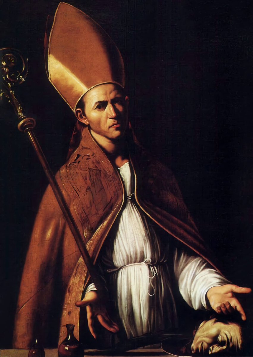Al13n406's tweet photo. Today marks the feast of #Saint Januarius.

#catholic #catholicchurch #catholictwitter https://t.co/jllaNPOYeX