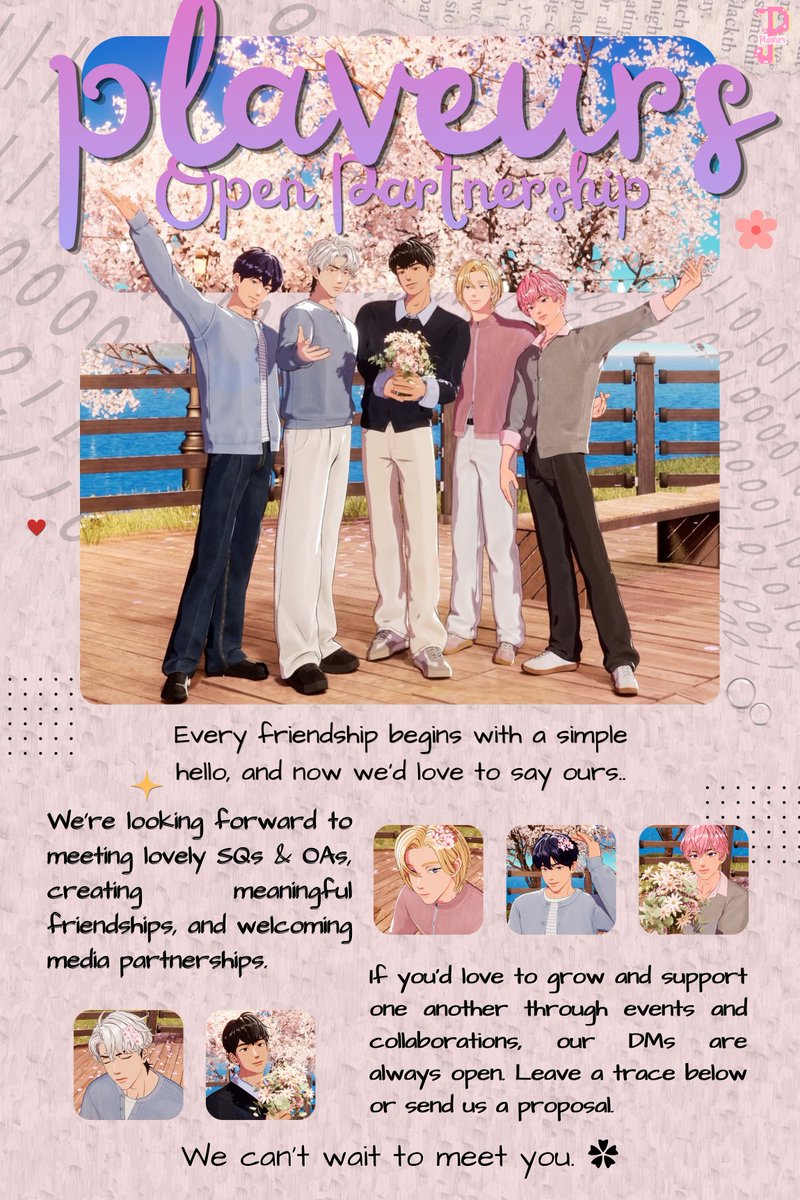 Plaveurs's tweet photo. ㅤ
ㅤㅤ𖥔 Help us spread the little word! ↻

ㅤㅤWe’re opening our doors to lovely 𝗦𝗤/𝗢𝗔s to form an alliance with 𝗣𝗟𝗔𝗩𝗘𝗨𝗥𝗦, share little moments, meet new friends, and create memories together. Come say hello and let’s make our little world a little brighter. ✿
ㅤ https://t.co/kgcg0L9RZR