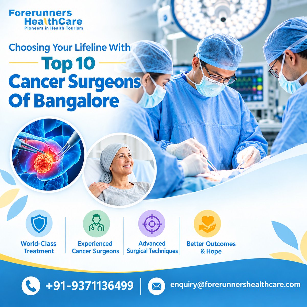 forerunnerscons's tweet photo. Choosing Your Lifeline With Top 10 Cancer Surgeons Of Bangalore

🌐: https://t.co/XpJvSi8gcI

✉️: enquiry@forerunnershealthcare.com
📲: +91-9371136499

#AffordableCancerSurgery #CancerSpecialist #CancerHospitalBangalore https://t.co/dzTLrS5q4c