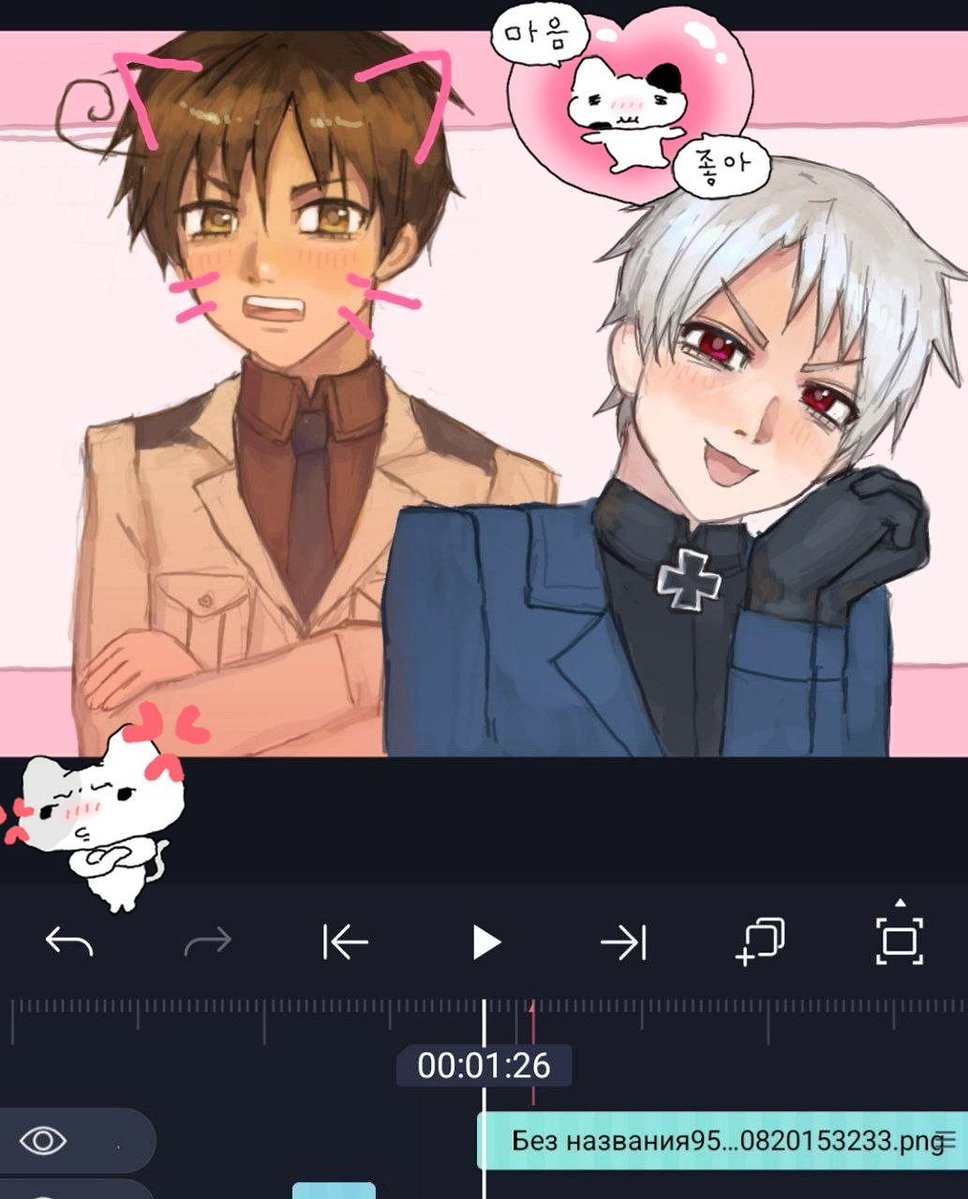 amino7571's tweet photo. a set of Prumano art, I don't have time for anything new yet #hetalia #prumano #nyotalia https://t.co/sL16W3lq2D