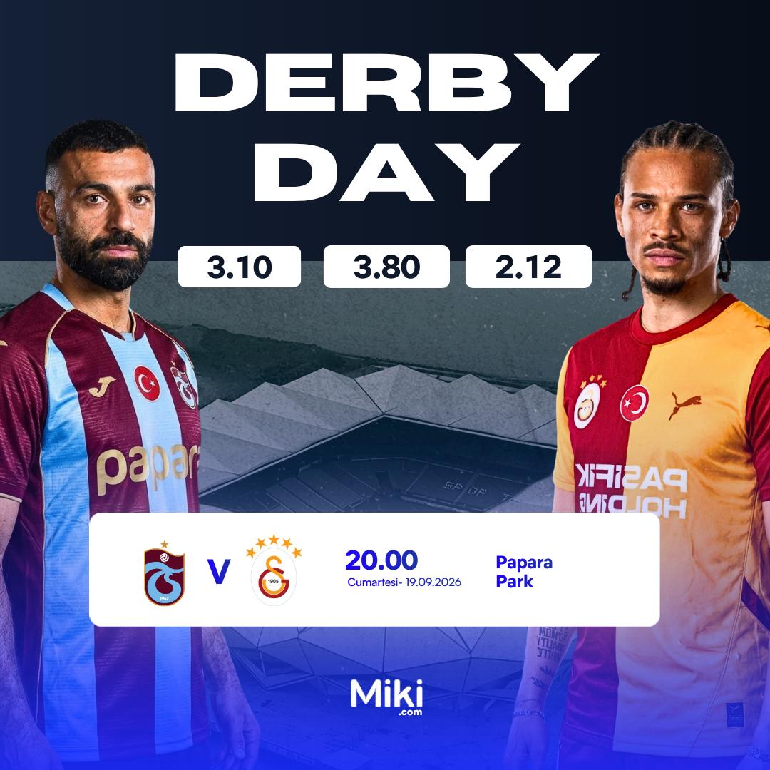 mikiturkiye's tweet photo. 🔥Trabzonspor Galatasaray Derbisi  İçin Son Saatler

🔝En Yüksek Oranlarla ve Avantajlı Spor Bonusları ile Miki'de Bahis Daha Kazançlı!

Güncel Giriş Adresimiz Bio'da https://t.co/P54Zjjo4Po