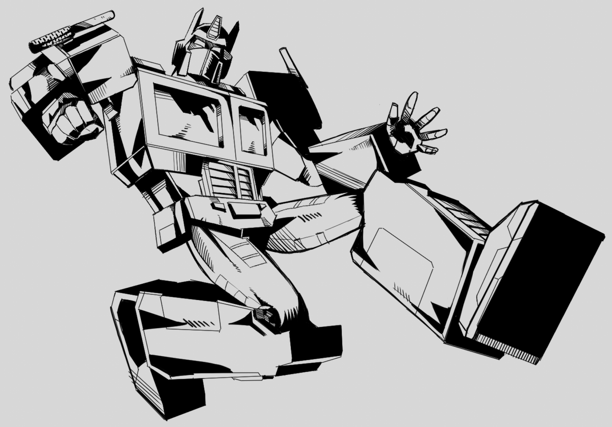 Robotyuricucker's tweet photo. optimus pen practice hes so joyous https://t.co/OXNqaHnfaX