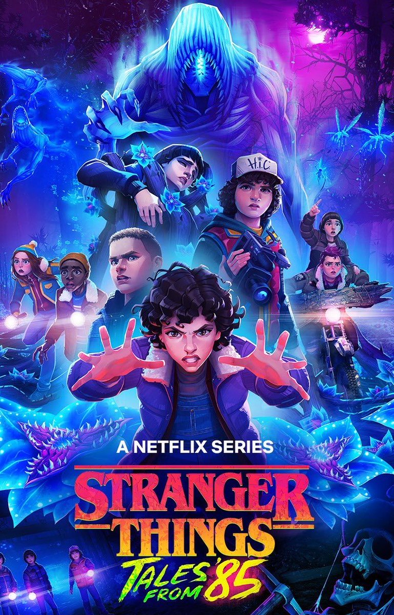 Updates_SThings's tweet photo. Eric Robles confirms that in ‘STRANGER THINGS: TALES FROM '85’ they had to cut scenes due to time constraints.

Among the scenes that were cut was one where Hopper was singing, another featuring Mike trapped in a monster's bubble, a HUGE scene they had in mind, and more. https://t.co/vOctlcK91a
