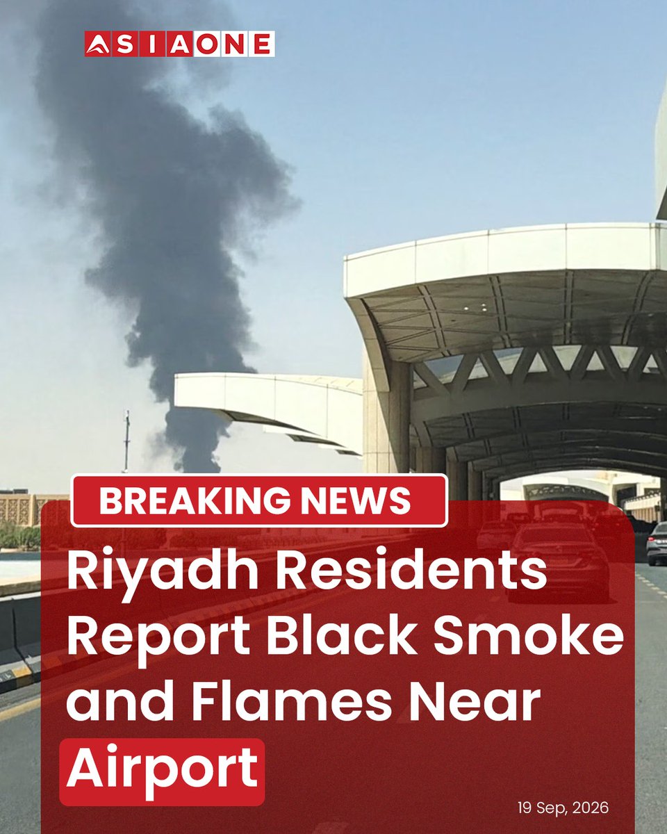 AsiaOne_News's tweet photo. Riyadh Residents Report Black Smoke and Flames Near Airport | Asia One News

#AsiaOne #asiaonenews https://t.co/d7cSqUMFwa
