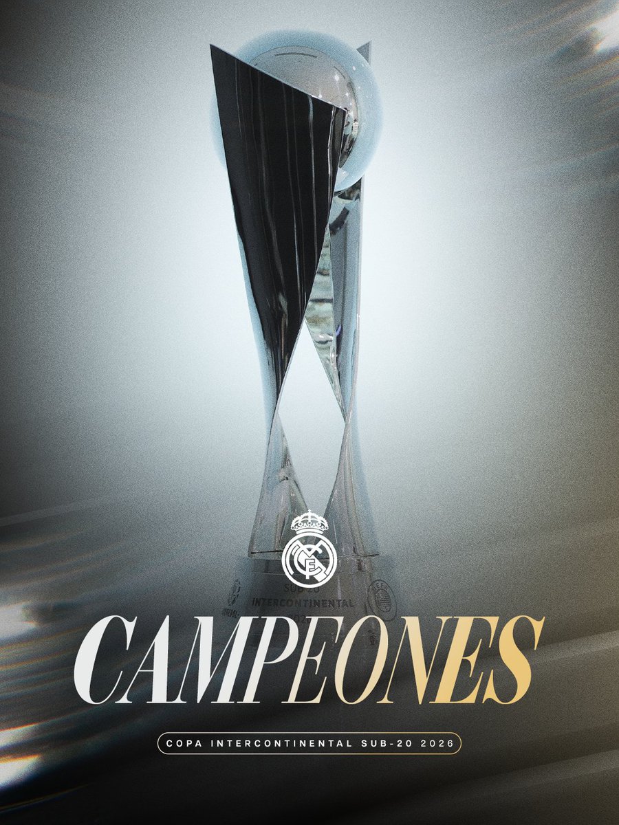 lafabricacrm's tweet photo. 🏆 ¡CAMPEONES DE LA COPA INTERCONTINENTAL SUB-20! 🏆 https://t.co/kTYeIH58mG