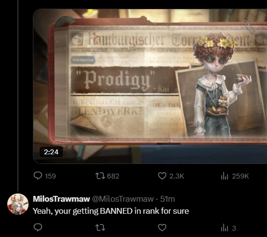 Octorog's tweet photo. @MilosTrawmaw @ZeusIdv Yea ok you probably in elk if you think this is a ban worthly character good luck dude https://t.co/TnYEct87Eu