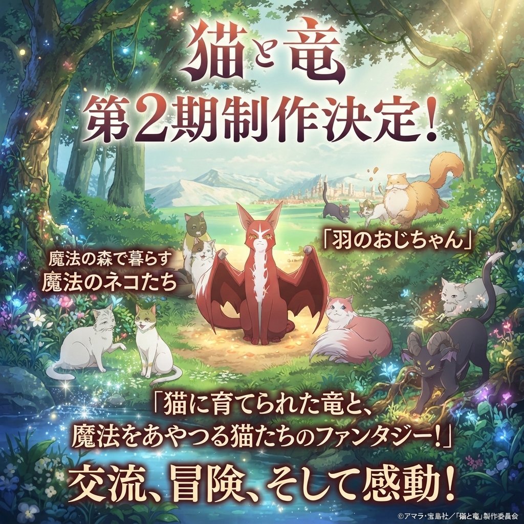 猫と竜 第12話 ツイート画像 1