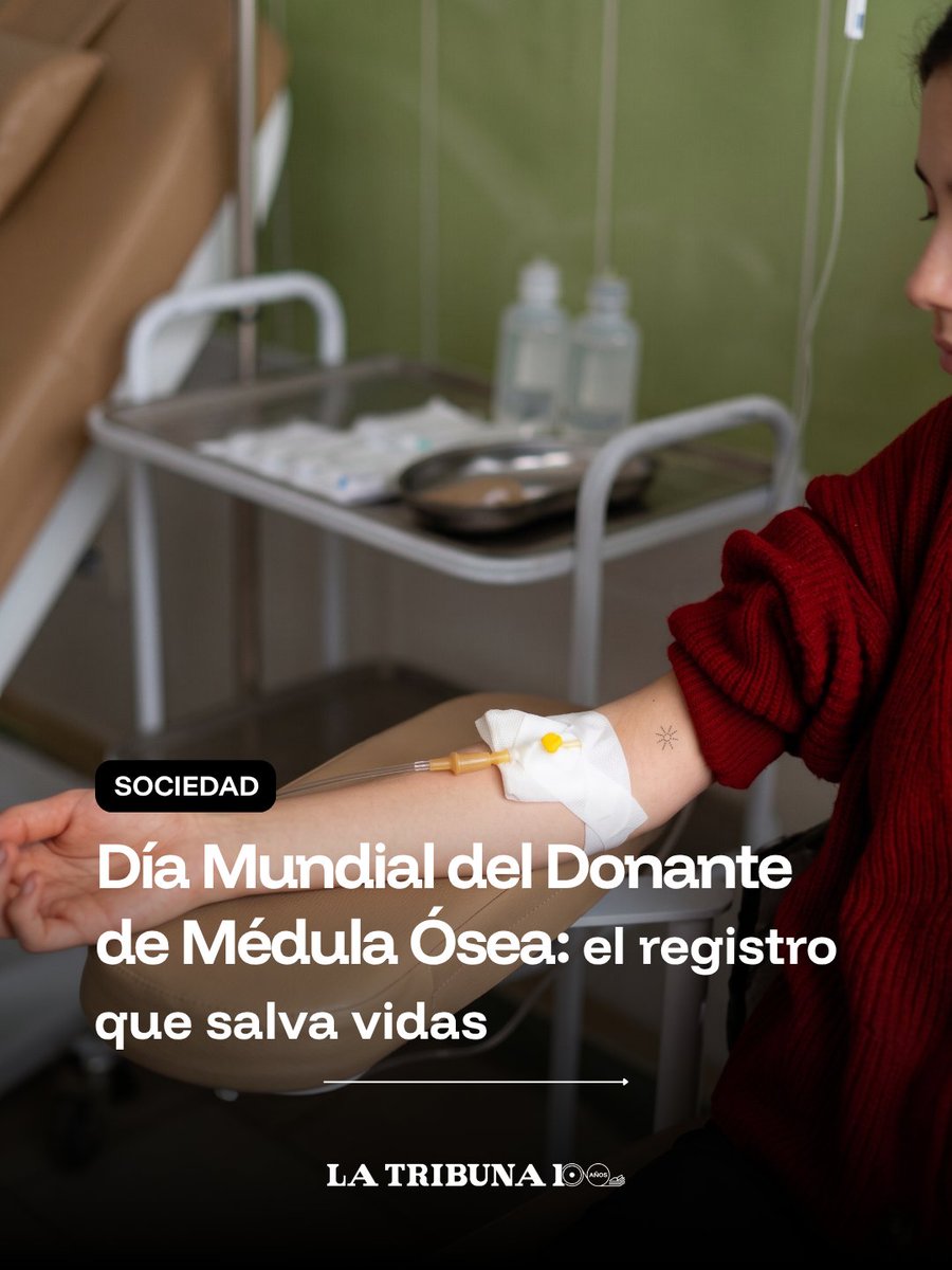 TribunaParaguay's tweet photo. 🩸 Día Mundial del Donante de Médula Ósea: un registro que salva vidas

Cada 19 de septiembre se recuerda la importancia de inscribirse como donante voluntario de células progenitoras hematopoyéticas. Ante enfermedades como la leucemia, encontrar un donante compatible fuera del entorno familiar puede ser la única oportunidad de tratamiento para miles de pacientes.

En Paraguay, el registro está abierto para personas de 18 a 40 años en la sede del INAT. El proceso inicial solo requiere un estudio de compatibilidad por hisopado bucal y no representa ningún riesgo para la salud.

➡️ Deslizá las láminas para conocer más.

#LaTribuna #LaTribunaParaguay