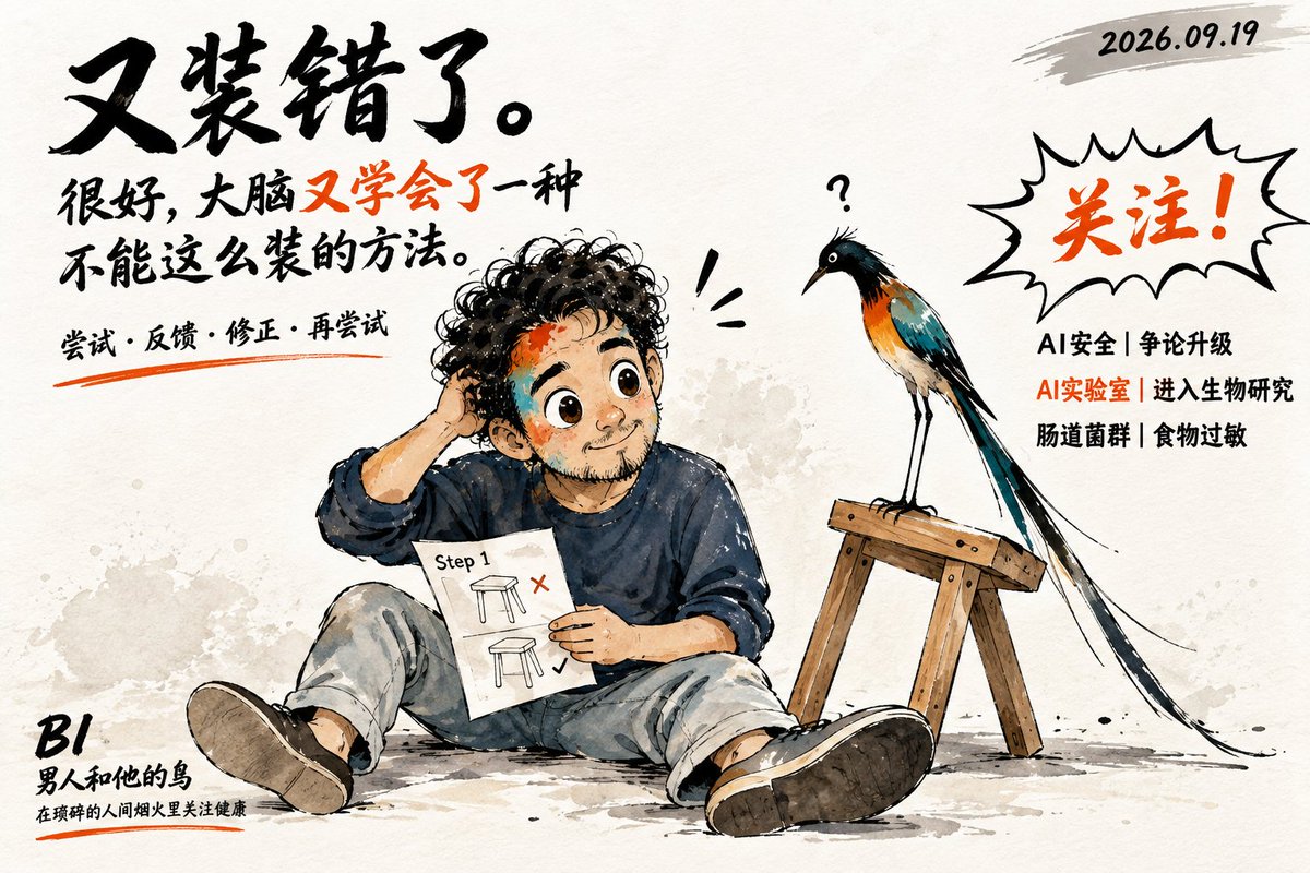 yuhaowen's tweet photo. Mistakes are part of learning.

Try → Feedback → Correct → Try again.

The goal isn’t to make more mistakes—it’s to create more opportunities to learn from them.

BI × GPT | Thomas Lin | ACPN https://t.co/08iQlS2XcZ