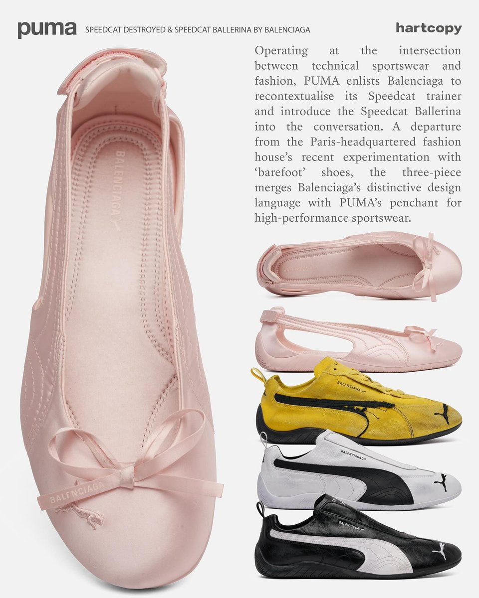 cheirlotte's tweet photo. BARU TAHU ADA PUMA X BALENCIAGA.. NAKSIR YANG BALLET CANTIK BANGET 🎀 https://t.co/bxAh8WZ0hR