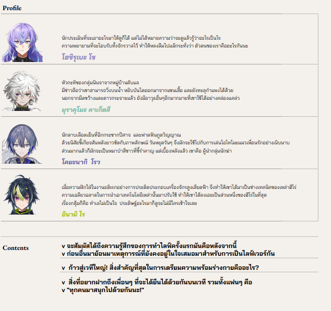 _fukotriple0825's tweet photo. [แปลบทสัมภาษณ์]  ANYCOLOR MAGAZINE
สกู๊ปพิเศษ MECHATU-A

พาร์ทการเตรียมตัวของฝั่ง Dytica
🐙🌟🥷👻🔪💡

พาร์ที่ 1

อ่านแปลฉบับเต็ม
https://t.co/xFwUr5riqZ

อ่านต้นฉบับ
https://t.co/DPBYj4INH1 https://t.co/j268JV6gPx