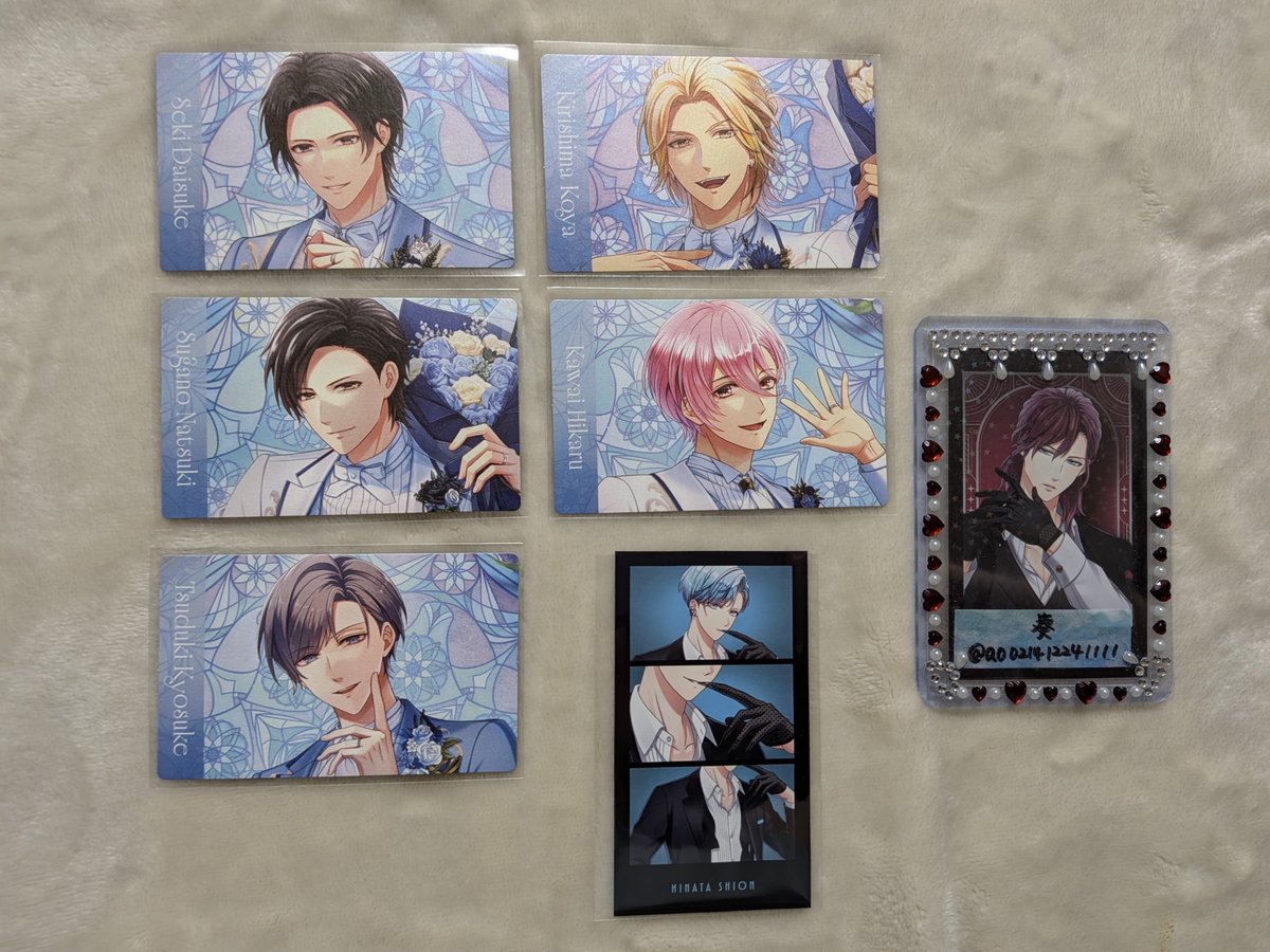 ao021412241111's tweet photo. 【交換】 スタマイ ドラマト 購入特典 前半 後半

【譲】 関 菅野 京介 桐嶋 可愛 日向

【求】 前半 服部1 後半 桧山 青山 大谷 服部
※後半⇆前半可

22日、23日池袋手渡し＞郵送 https://t.co/Lw8Y2HBbtK