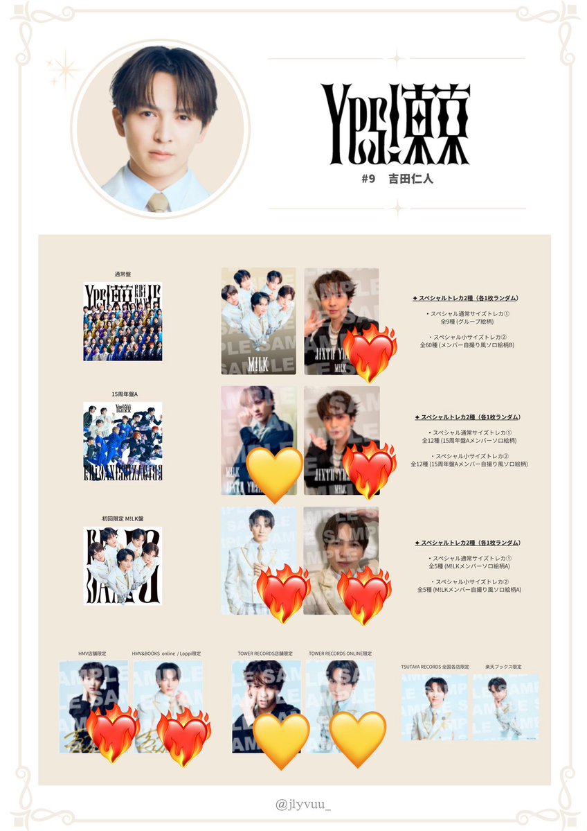 mee__027's tweet photo. M!LK LOVE ENG!NE Yes! 東京 トレカ 交換 買取

【譲】
画像1,2
買取 金額ご提示ください。

【求】
画像3,4
吉田仁人 トレカ❤️‍🔥＞💛

できるだけ同種での交換希望です。
お心当たりのある方ご連絡お願いいたします。

 #MILK #MILK譲 #MILK求 https://t.co/nXb2MVHqt5