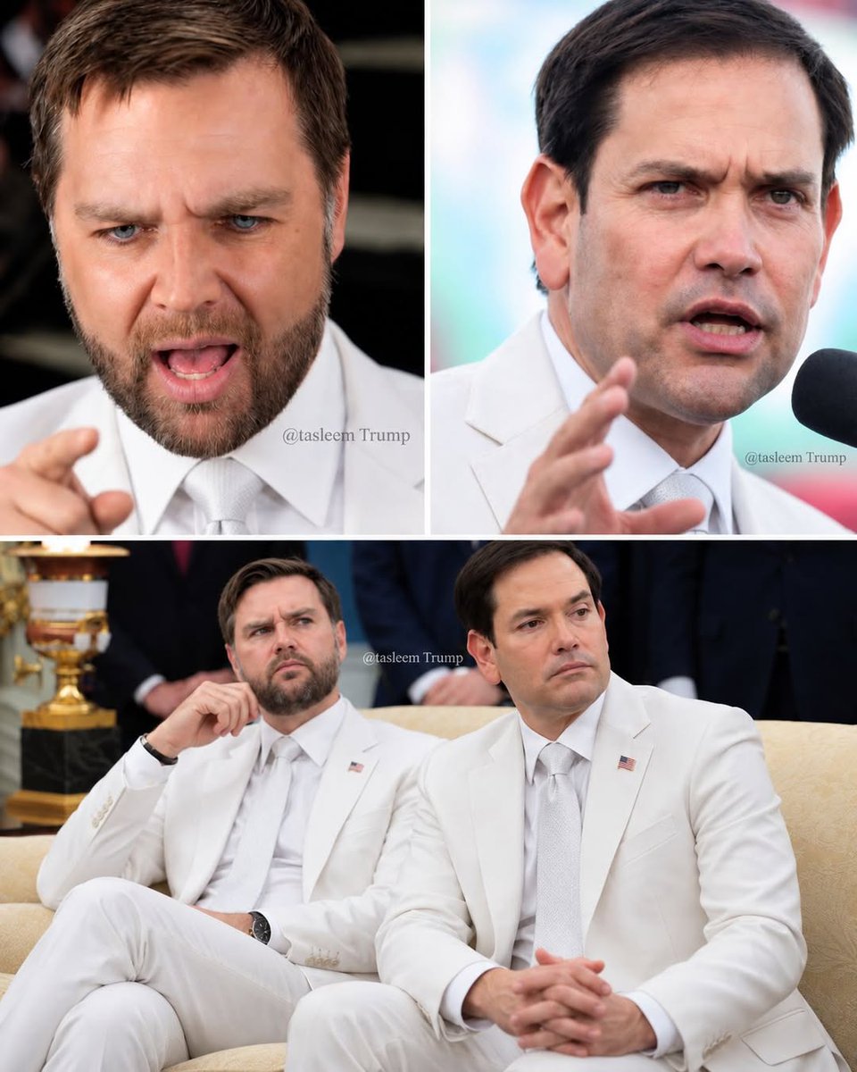 DorothyStangle's tweet photo. Marco Rubio has openly said something about JD Vance that very few people in Washington expected to hear. And what he said — completely on his own, without anyone forcing him to say it — reveals a side of Trump’s administration that most Americans rarely get to see from a political team.
In a city where powerful politicians are often focused on their own future and next political move — Marco Rubio did something that immediately drew attention across the political world.
He looked toward JD Vance — his colleague, his friend, and the man he works alongside every day — and publicly said:
“If JD Vance runs for president, he’s going to be our nominee. And I’ll be one of the first people to support him.” 🇺🇸
Think about what that could mean inside the world of American politics.
Marco Rubio is 54 years old. He has already run for President. He understands exactly what that journey demands. And today — his political profile continues to rise, with supporters and donors standing behind him while his responsibilities on the world stage continue to expand.
He could easily keep every future option available to himself. He could leave the door open. He could do what many ambitious politicians do — stay quiet and wait for the right moment.
But instead, he made his position completely clear:
JD is our man. And I’m standing behind him.
And then JD Vance — who could have easily kept his relationship with Rubio strictly professional, especially when both men may have political futures ahead of them — responded with something just as striking:
“Marco is my closest friend in the administration.”
His closest friend.
Not merely a colleague.
Not simply another political ally.
Not someone he works beside only because the job demands it.
His closest friend.
And then Vance said something about Rubio that showed just how highly he thinks of him:
“Marco is more impressive privately than he is publicly. Which is very hard to do. But he is very thoughtful.”
And Trump?
Trump looked at both men and said:
“We have JD — the vice president is great. Marco’s great. I think if they formed a group — it would be unstoppable.”
UNSTOPPABLE. 🇺🇸
Three men.
One mission.
And, according to this account, very little of the political maneuvering that Washington is often known for.
In a capital where competition and division can dominate politics — Trump described something very different: a team built around loyalty, confidence and mutual respect.
A Vice President who calls the Secretary of State his closest friend.
A Secretary of State who openly says he would support that friend if he chose to run for President.
And a President who looks at both men and sees not rivals — but a partnership with enormous potential.
🙏🇺🇸
The media keeps looking for tension between Vance and Rubio. They continue waiting for a rivalry to appear.
But whenever the two men are together, the picture can look completely different.
Because Donald Trump did not simply assemble a Cabinet.
He built a team that, in this telling, looks much more like a brotherhood.
And what Marco Rubio said about JD Vance — publicly and despite the political implications — is being viewed by supporters as a meaningful example of loyalty, respect and character. 🙏🇺🇸
🇺🇸 Type “UNSTOPPABLE TOGETHER 🫡🇺🇸🙏” if the bond between Marco Rubio and JD Vance restored even a small amount of your faith in what American leadership can look like.
Share this with every American tonight — because a Secretary of State openly supporting a potential presidential rival can represent more than just a political declaration. It can also be seen as a powerful sign of friendship, respect and character.