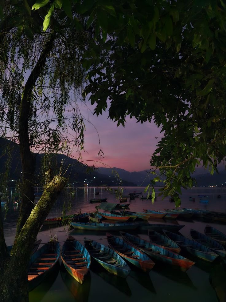 parasmagartrek's tweet photo. Pokhara Sunset View https://t.co/VEjUXjCRS2