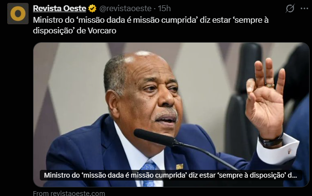 leandroruschel's tweet photo. Esse é o atual Corregedor Nacional de Justiça do Brasil! 🤡 https://t.co/TGIpUnjA8Z