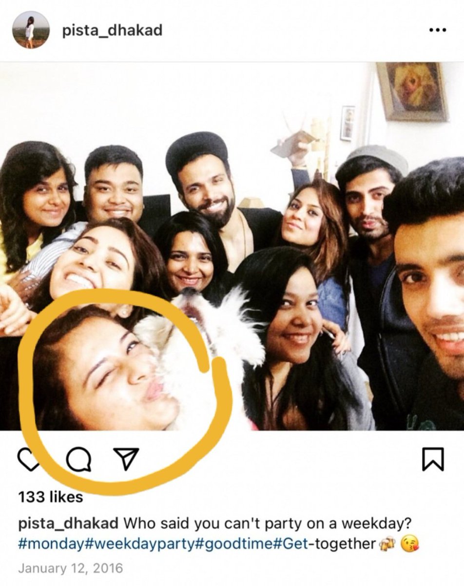 Yasmin2186's tweet photo. Pista Dhakad, the talent manager of Salman Khan's show big boss died on Jan 15, 2021. 

She got crushed by a vanity van that came from behind and she died on the spot!!(Weird) She knew DISHA and went to Goa few days before her sudden death. The case was closed as an accident. Whose vanity van was it? It’s no where mentioned!
 #JusticeForDishaSalian 
#JusticeForSushantSinghRajput 
#JusticeForAllMurderVictims