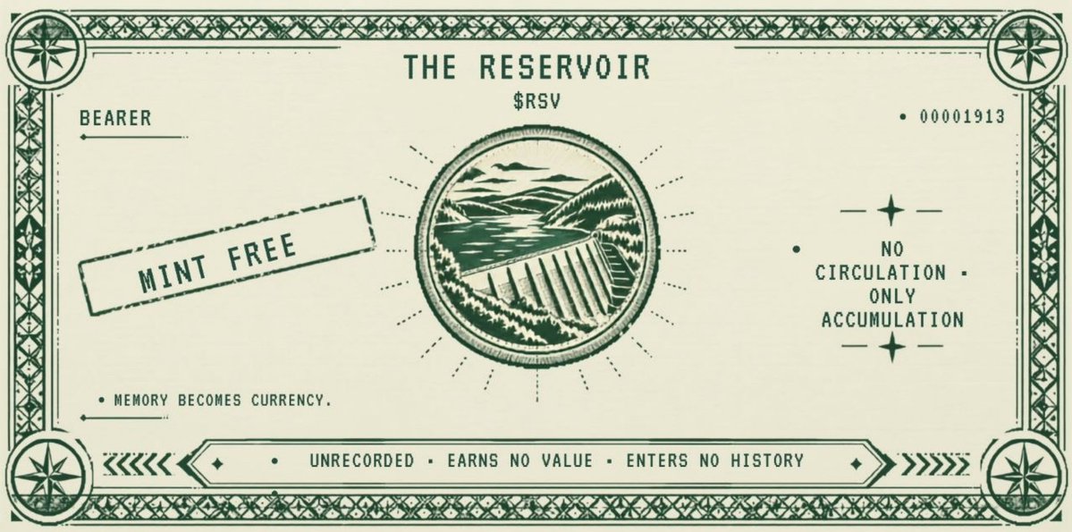ThomasWrigncwi's tweet photo. Reservoir

Supply: 3333
Chain: Robinhood Chain
Price: Free
Mint date: TBA https://t.co/x5hFbKXdq4