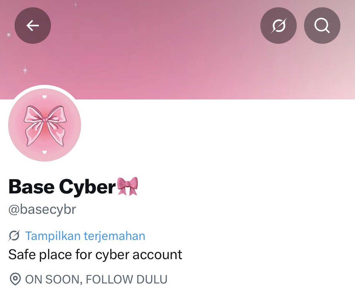 basecybr's tweet photo. Halo, aku mau kenalin base cyber baruu, follow yuk sebelum kita on 

Help RT ya biar temen temen lain tau💗
timaaciiiww luuv https://t.co/aj8y42BAKa