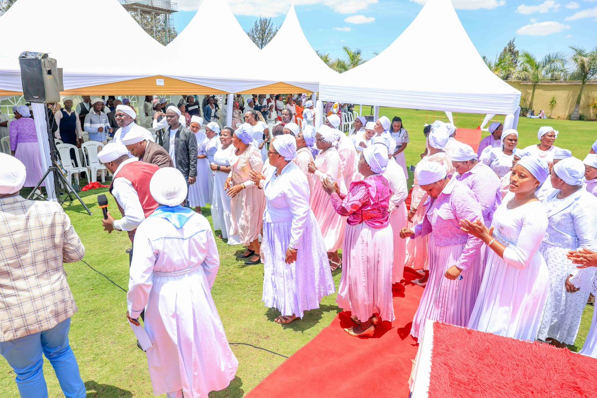 NdindiNyoro's tweet photo. Today, we attended the ordination ceremony of Bishop-Elect Jacob Njuguna as the Bishop of the New Covenant in Jesus Christ Church (NCJCC), held at Labisa Gardens along Eastern Bypass, Nairobi County.

The ceremony brought together members of the Akurino faith, led by Archbishop Dr. Samuel Kinyanjui, to celebrate this significant milestone in the life and ministry of Bishop-Elect Jacob Njuguna.

Congratulations to Bishop Jacob Njuguna on his ordination and new calling.

May his ministry be fruitful and a blessing to many.

We are African and Africa is our Business..