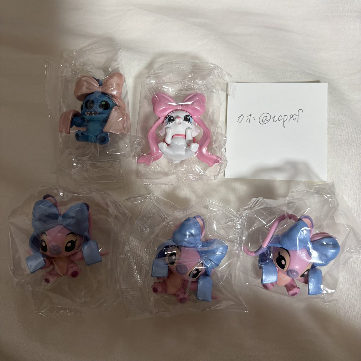 tcpxf's tweet photo. ෆ 交換 ෆ 

Disney Character バレエリボンフィギュア

譲 マリー (1) 、 スティッチ (1) 、エンジェル (3)

求 ルシファー ♾

🌷郵送交換のみ
🌷検索からもお気軽にお声掛けください

 #DisneyCharacter  #交換  #ルシファー  #ス���ィッチ  #マリー  #エンジェル https://t.co/7khTspMpNW