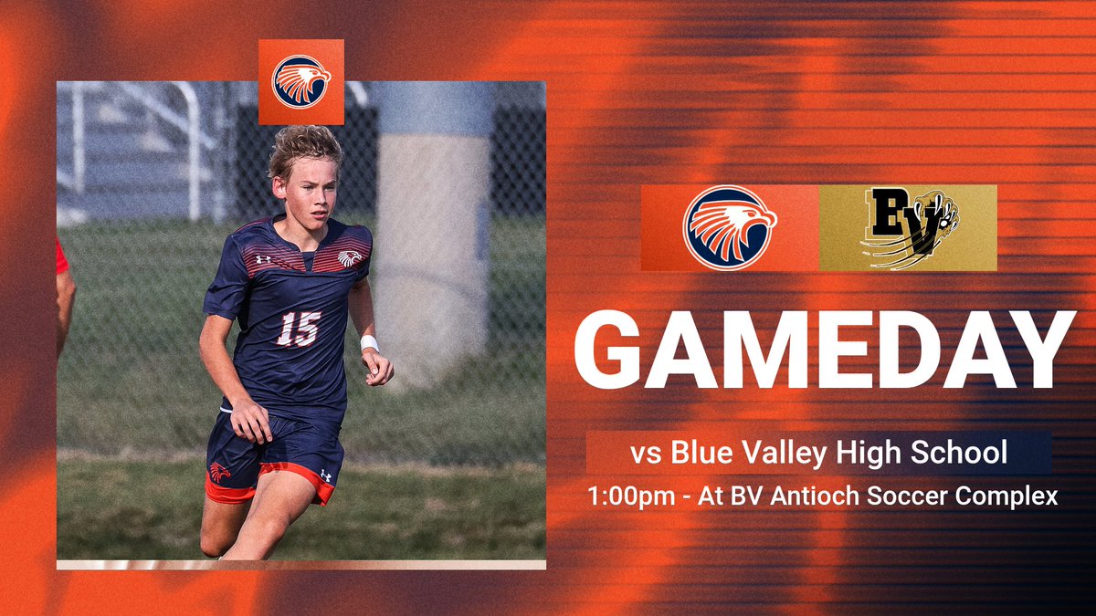 OEastAthletics's tweet photo. Gameday! Hawks take on the Blue Valley Tigers at 1:00pm at BV Antioch Soccer Complex. Let's go Hawks! #GoHawks @OaltheEastHawks @OlatheESoccer https://t.co/NZLXi2mdcl
