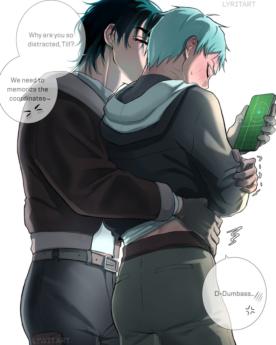 LyritArt's tweet photo. Messing with your sensitive boyfriend~
#ivantill #ALNST https://t.co/dUz3ijLO2K