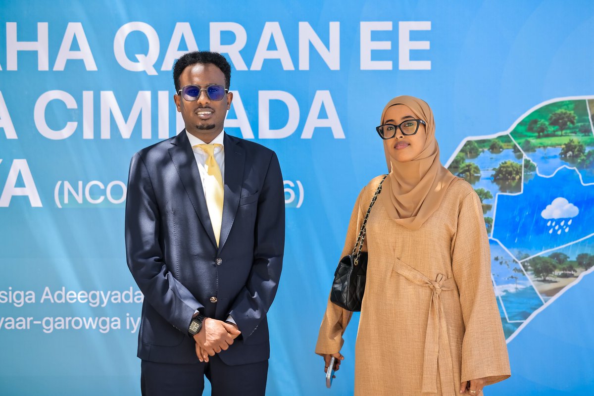 Abdirachiid's tweet photo. Honored to meet #Abdirahman and @naciimo20 during NCOF 2026, where Somalia’s Deyr, climate outlook and El Niño impacts were discussed.
Forecasts must trigger action. Early warnings must reach communities, decisions must come early, and climate information must protect lives. https://t.co/XAlzjEXKJt