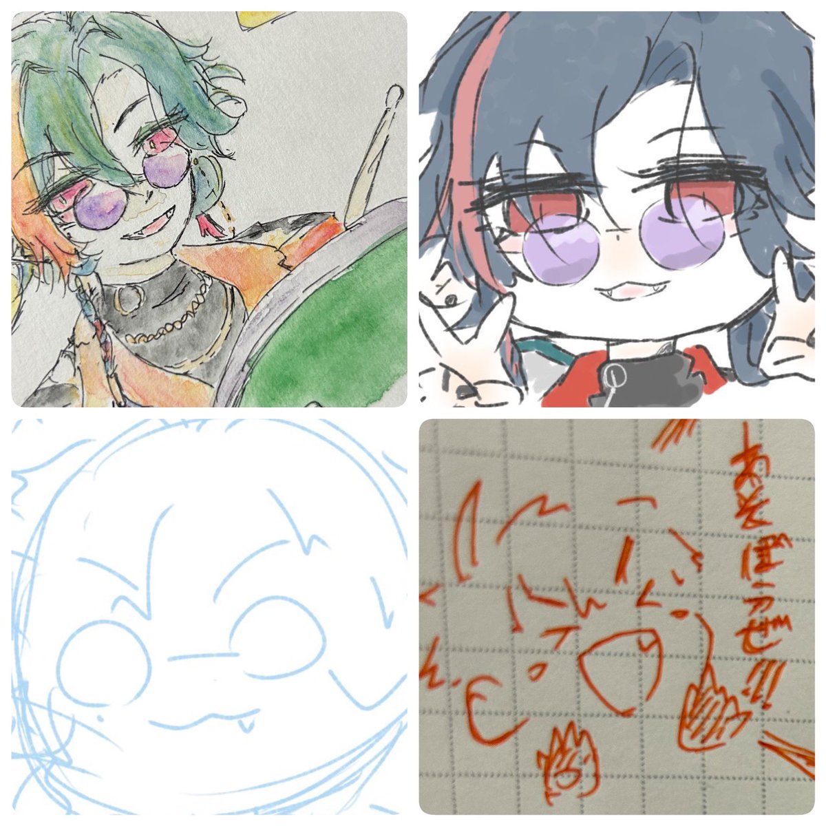 Noe_zkzkznzkzn's tweet photo. #にじさんじ絵描きさんと繋がりたい
#さんすくみ好きさんと繋がりたい

🔑🐍、🦉🎻中心すくみとう"ぉが大好きです
現在デジタル絵が描けないので、アナログ絵と小説多めです

全反応巡回、無言フォローにてお迎えさせて下さい✨️ https://t.co/Mm1fSwIVeS