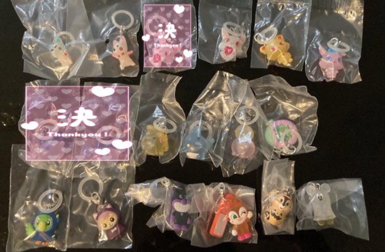fuki_831's tweet photo. 【交換・譲渡】めじるしアクセサリー ディズニー しまじろう アンパンマン おじゃる丸 たまごっち ジュエルペット

【譲】 画像1〜3枚目
【求】画像4枚目〜11枚目👑＞🩷 ＞その他めじるし、買取

郵送希望です。
纏めての方優先させて頂きます。
買取の場合、2.3枚目から抱き合わせして下さる方優先 https://t.co/ZvjkKAfbij