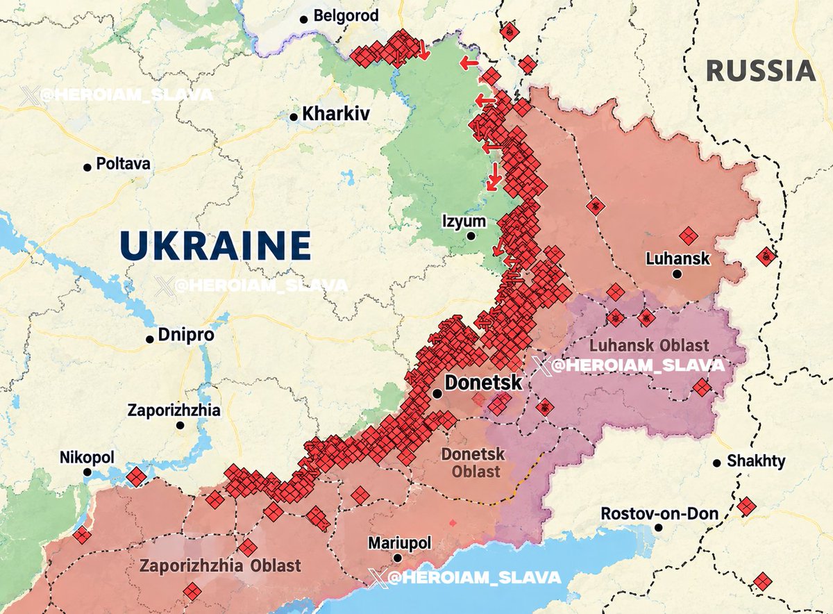 Heroiam_Slava's tweet photo. Ukraine have liberated new settlements in the north of Donetsk Oblast as part of Operation “Vivaldi”

Defense forces continue to advance in the Lyman direction. Over the past week, Ukrainian troops have cleared and liberated several more settlements

The names of some of the liberated settlements are not being disclosed for tactical reasons. 

Earlier, as part of “Vivaldi,” Defense forces liberated Serednie and cleared Novoselivka, Oleksandrivka, Yarova, Koroviv Yar and Rai-Oleksandrivka of Russian troops.