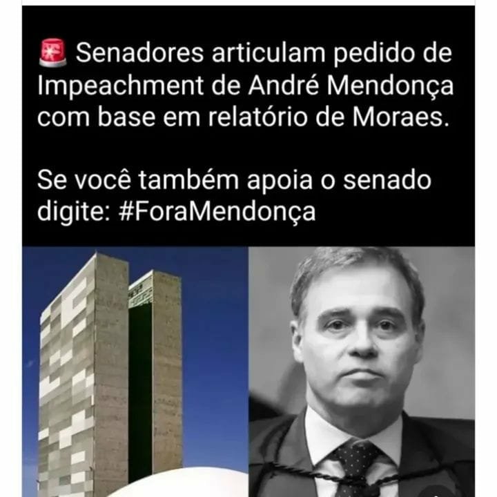 MoraesBFRRJ's tweet photo. BOM DIA, COMPANHEIROS E COMPANHEIRAS!
HOJE ÀS 18H
 
É HORA DE MOBILIZAÇÃO!
Vamos ocupar as redes e ampliar o debate sobre o pedido de impeachment do ministro André Mendonça.
COMPARTILHEM, PUBLIQUEM E PARTICIPEM!
Quanto maior a mobilização, maior será o alcance da nossa manifestação.

FORA ANDRÉ MENDONÇA!
FORA ANDRÉ MENDONÇA!
#ImpeachmentDoAndreMendonca #ForaAndreMendonca 
@SenadoFederal