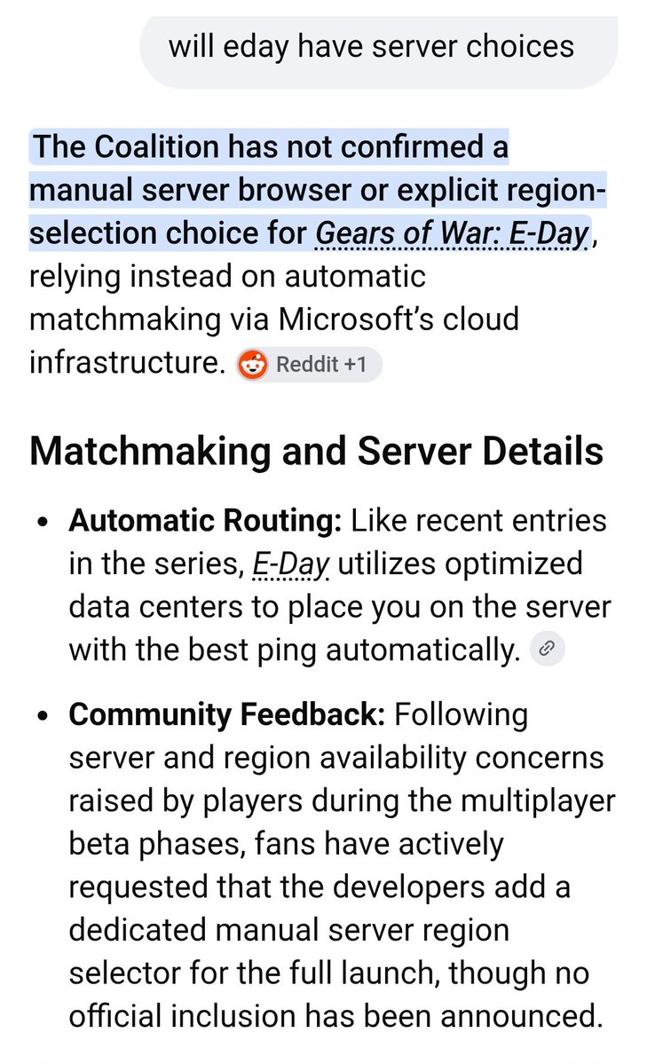 THEMUCKSHOOTER's tweet photo. Hi @GearsofWar / @CoalitionGears  , will there be a server choice for Eday? I gotta say. Going on GOWR, I can't be arsed getting it if not. Point blanking ppl round after round and getting nothing. UE was way better https://t.co/8OmqUfNe4n