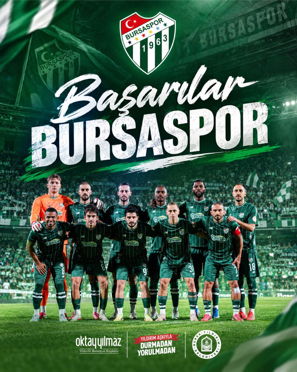 oktayyilmaz16's tweet photo. Şampiyon Bursaspor’umuza bugün deplasmanda oynayacağı Batman Petrolspor karşısında başarılar diliyorum. 💚🤍

Vurduğunuz gol olsun timsahlar! 🐊

@BursasporSk https://t.co/V7gi6diHEw
