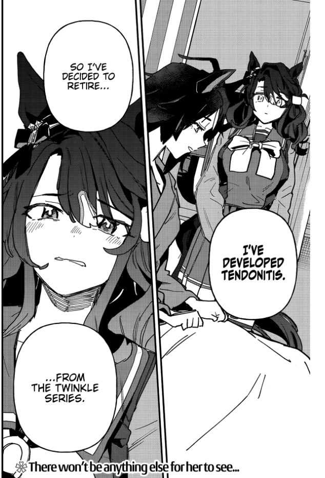 GenieOdin707's tweet photo. "Man, I hope I won't see another uma have something terrible happening to her in Star Blossom" https://t.co/vhUJGkg9Dj